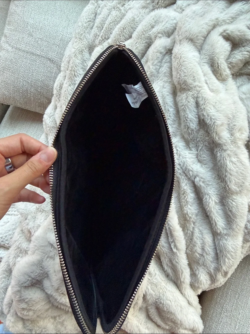 kate spade Black Floral Embossed Tablet/Computer Sleeve